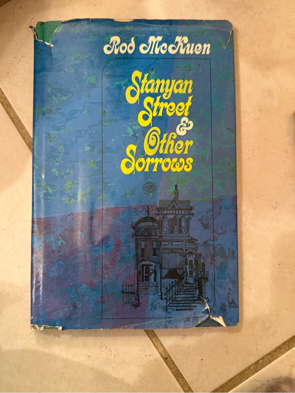 Rod McKuen Stanyan Street & Other Sorrows - Blue Hardcover Journal/Notebook